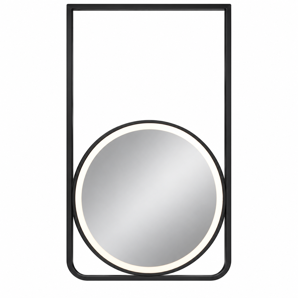 CHLOE GEOMETRIC SUSPENDED LED BATHROOM MIRROR