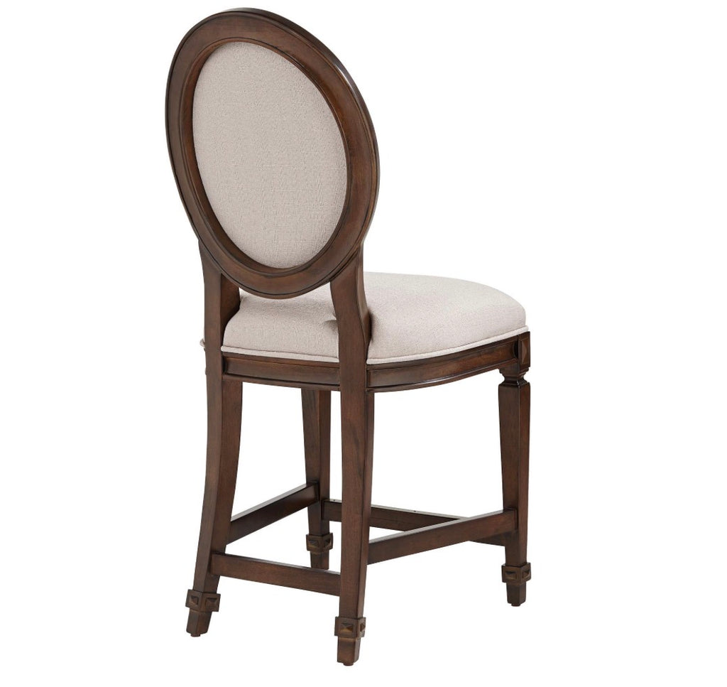 Casa Milano – Aiden Linen Counter Stool (24”)