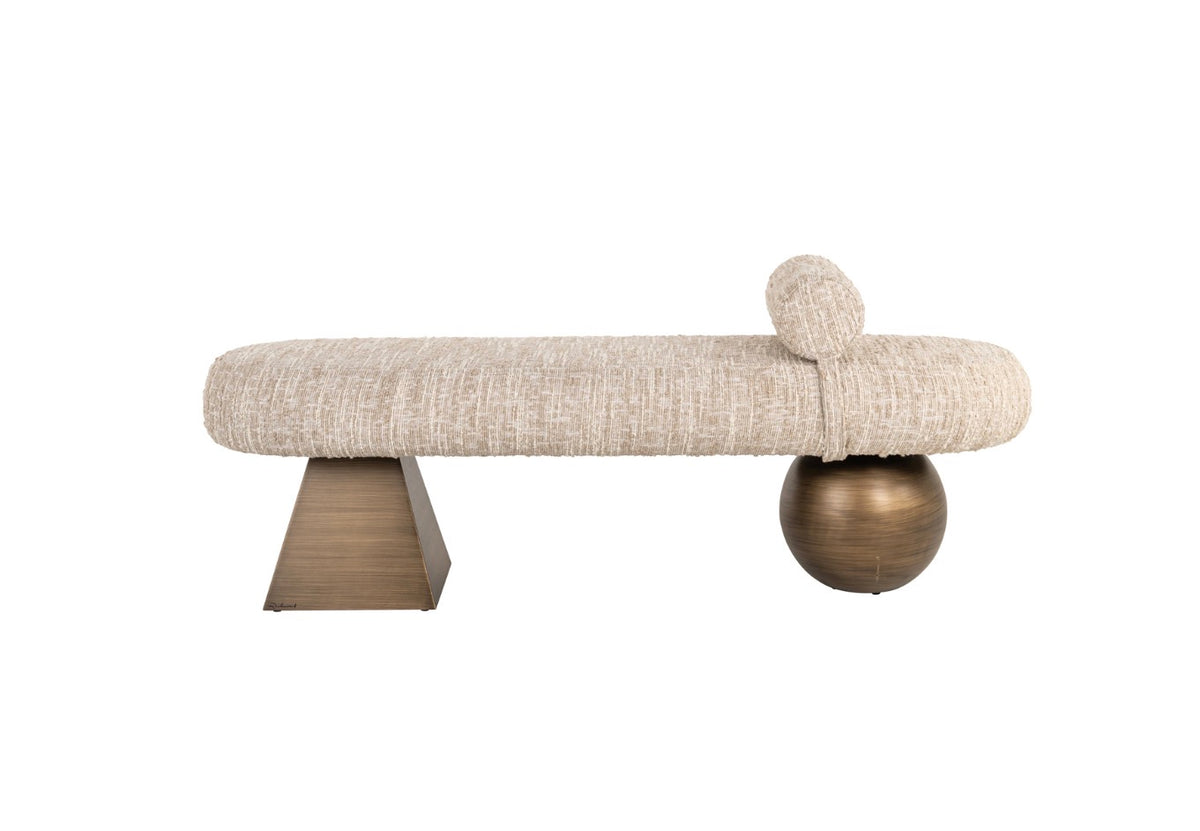 Alexander Jones Sculptural Upholstered Bench