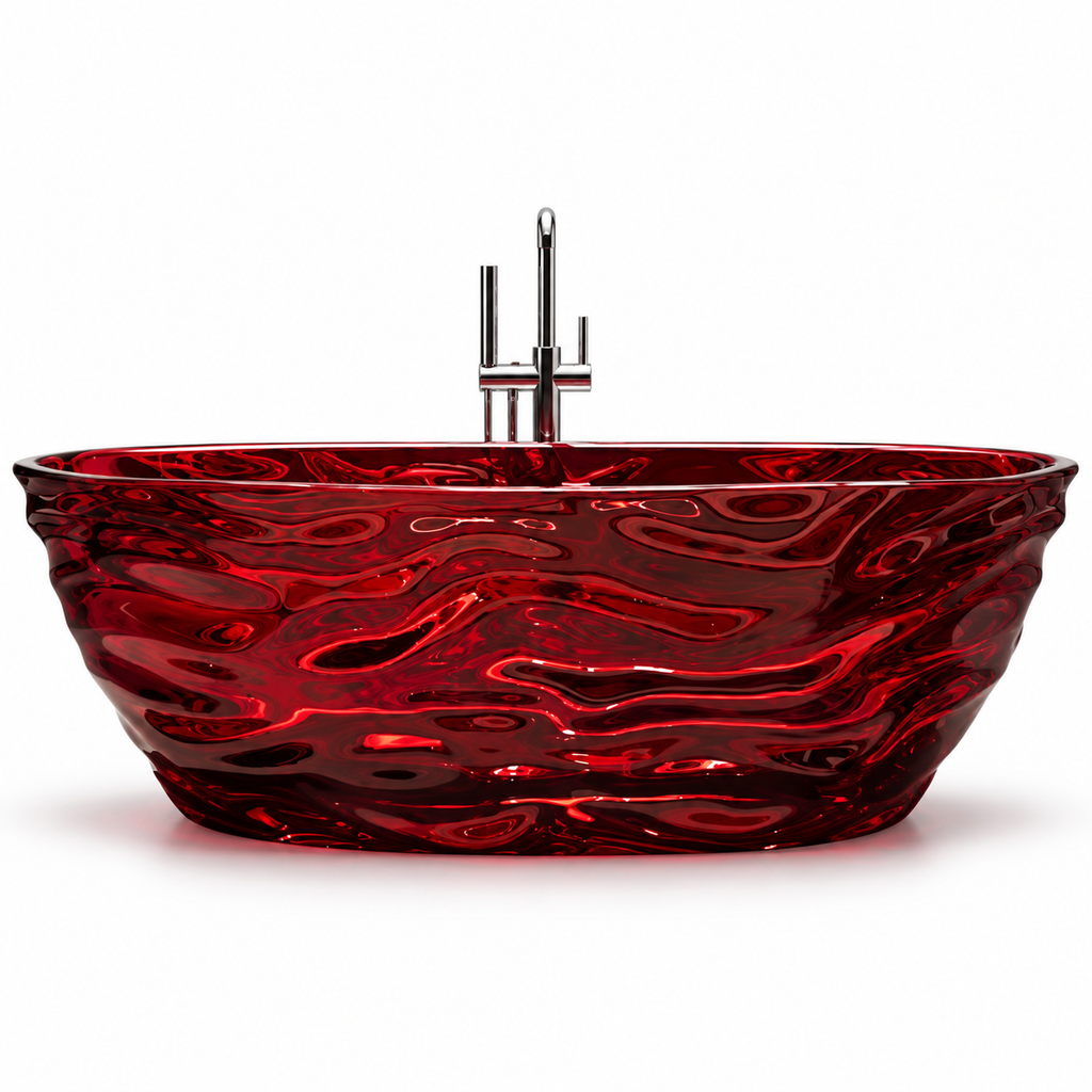 Ravello Transparent Resin Bathtub