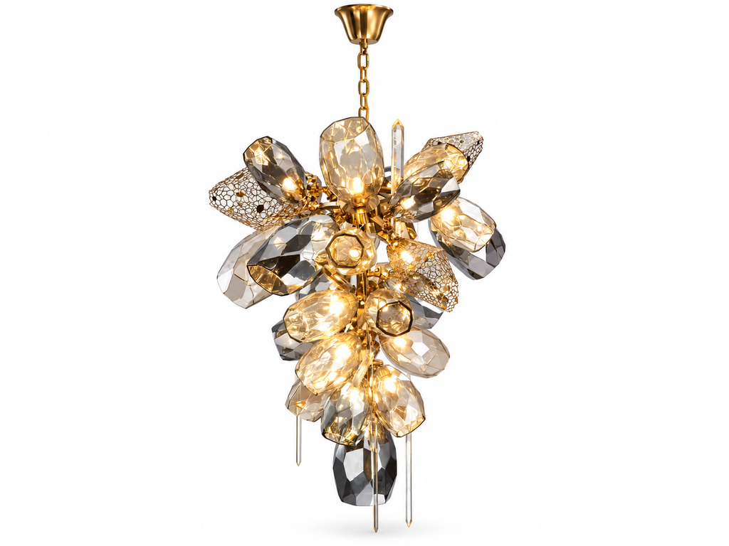 Celestina Sculptural K9 Crystal Chandelier