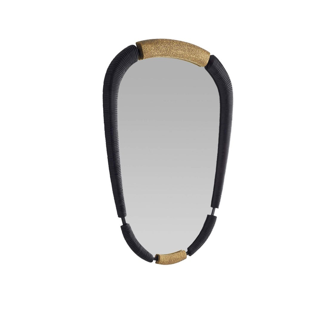 Casa Milano – Hitchcock Ebony Sculptural Mirror