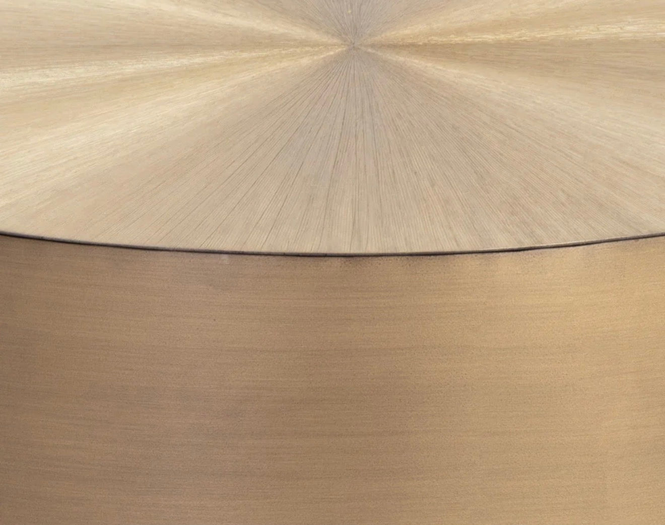 Casa Milano Splendido Etched Aluminum Coffee Table