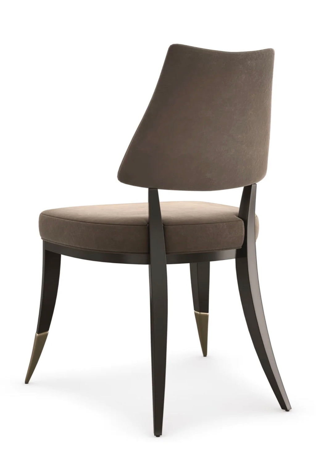 Casa Milano Caress Taupe Velvet Dining Chair