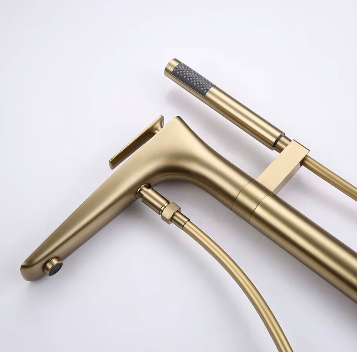 Marcello Solid Brass Freestanding Tub Filler with Hand Shower
