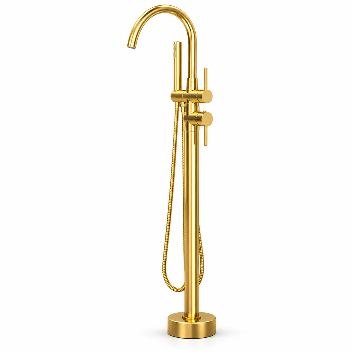 Lora Freestanding Tub Faucet with Hand Shower