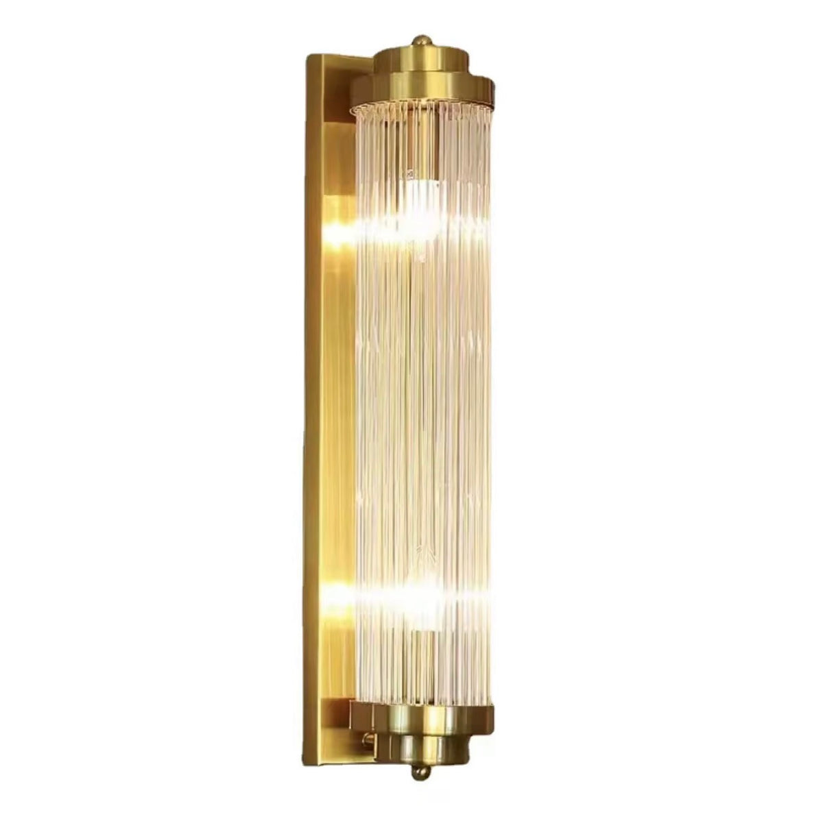 Lucienne Ribbed Glass Wall Sconce