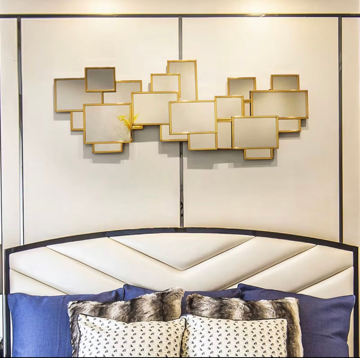 Lucienne Geometric Wall Mirror
