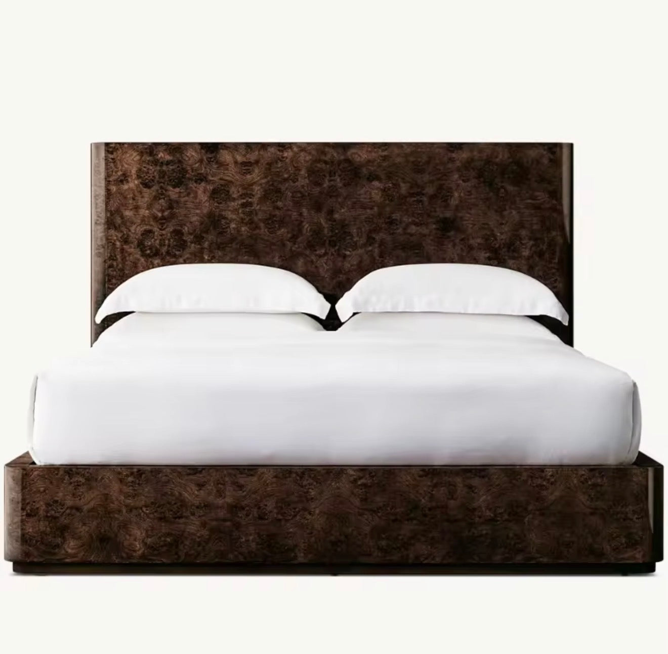 Casa Milano — Kensington Burl Wood Platform Bed