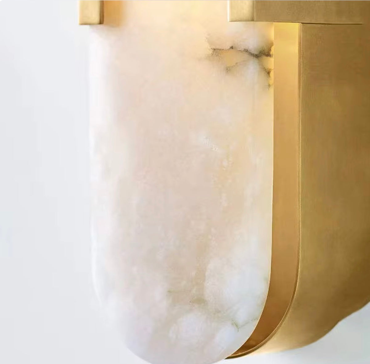 Aurelio Alabaster Natural Marble Wall Sconce