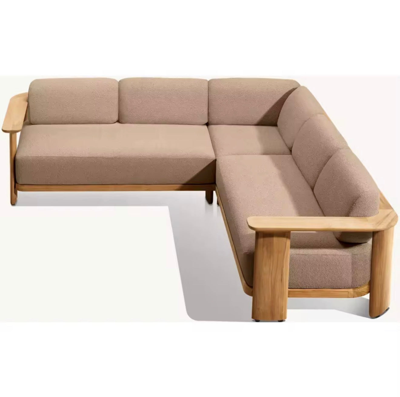 Casa Milano Amalfi Teak L-Shaped Sectional
