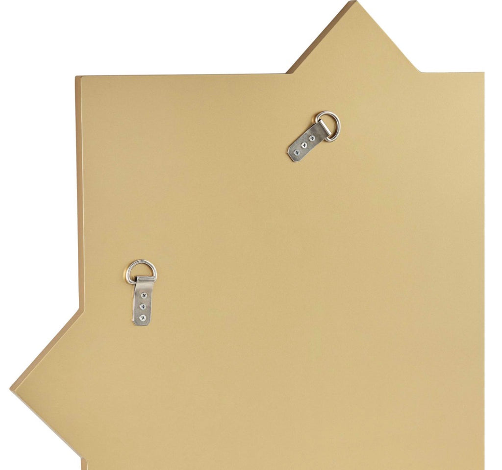 Casa Milano Zorra 36” Modern Black & White Stripe Square Wall Mirror