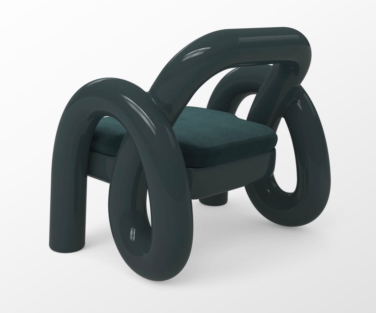 Gelee Sculptural Accent Chair by Caracole
