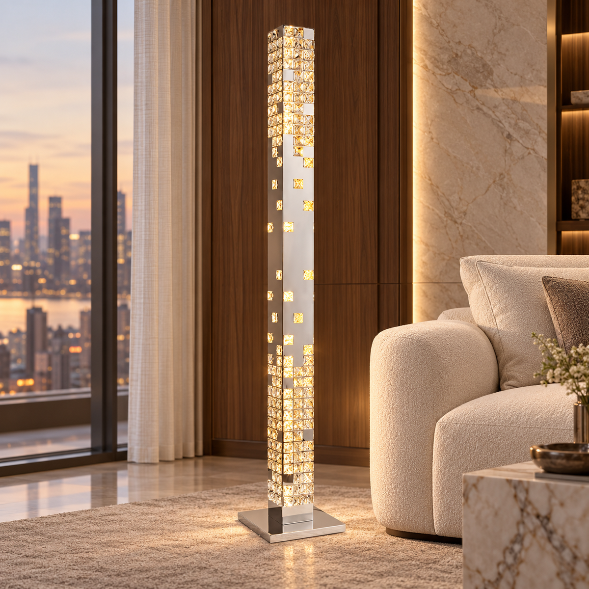 Marcello Sculptural LED Floor Lamp