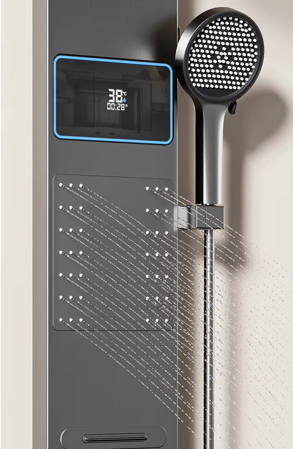 Siena Thermostatic Rain Shower System