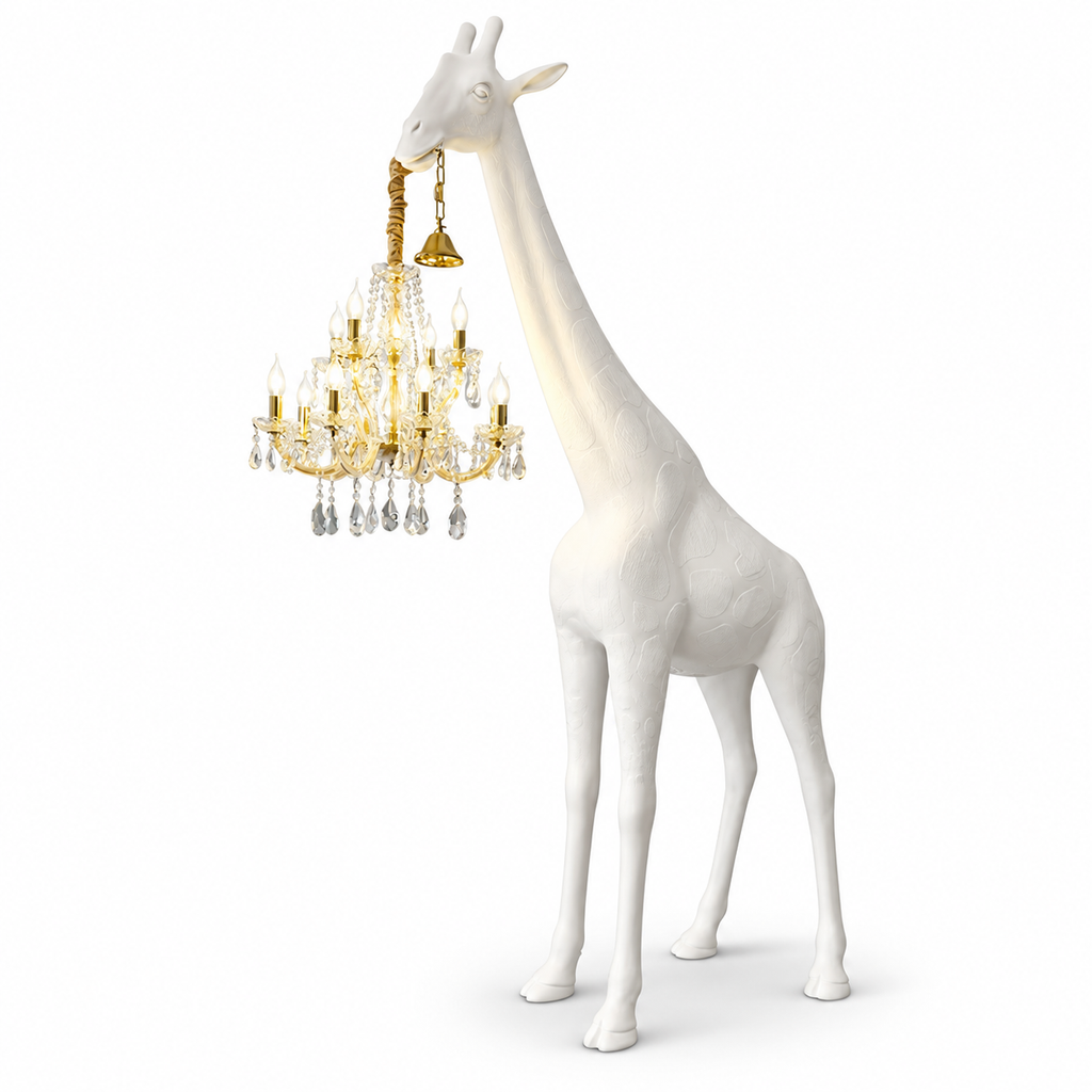 Giraffe Sculpture Floor Lamp