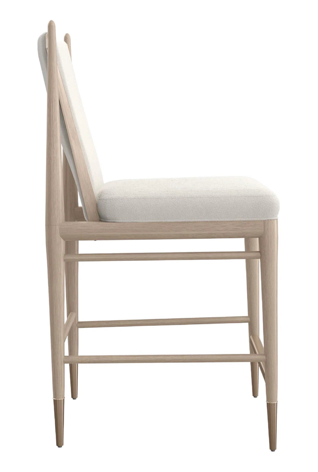 Casa Milano Unity Ivory Bouclé Counter Stool