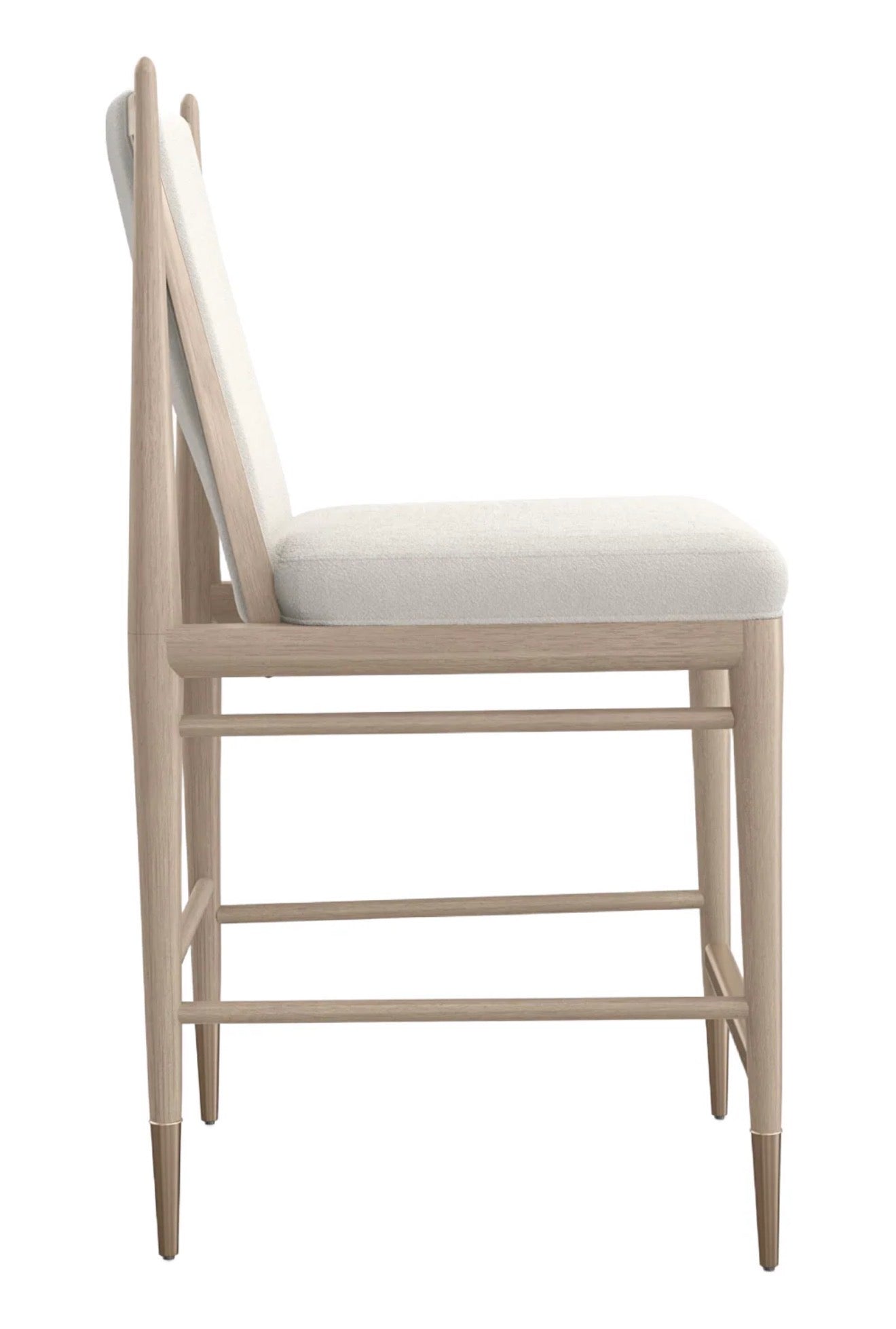 Casa Milano Unity Ivory Bouclé Counter Stool