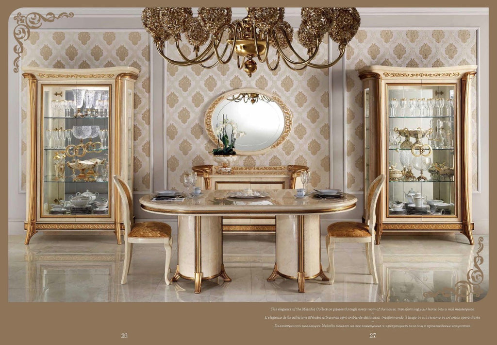 Casa Milano – Melodia Oval Extendable Dining Table