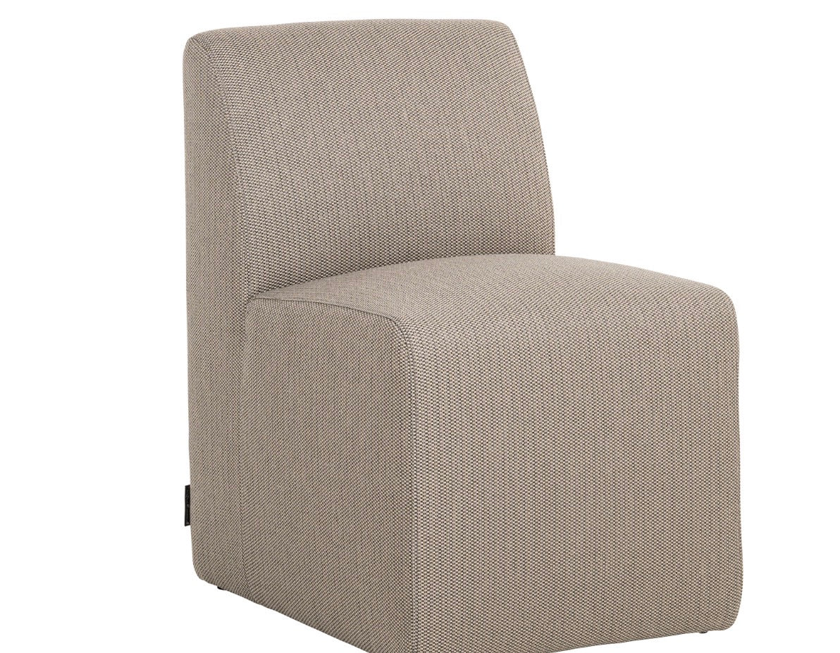Riva Sculptural Upholstered Outdoor Dining Chair