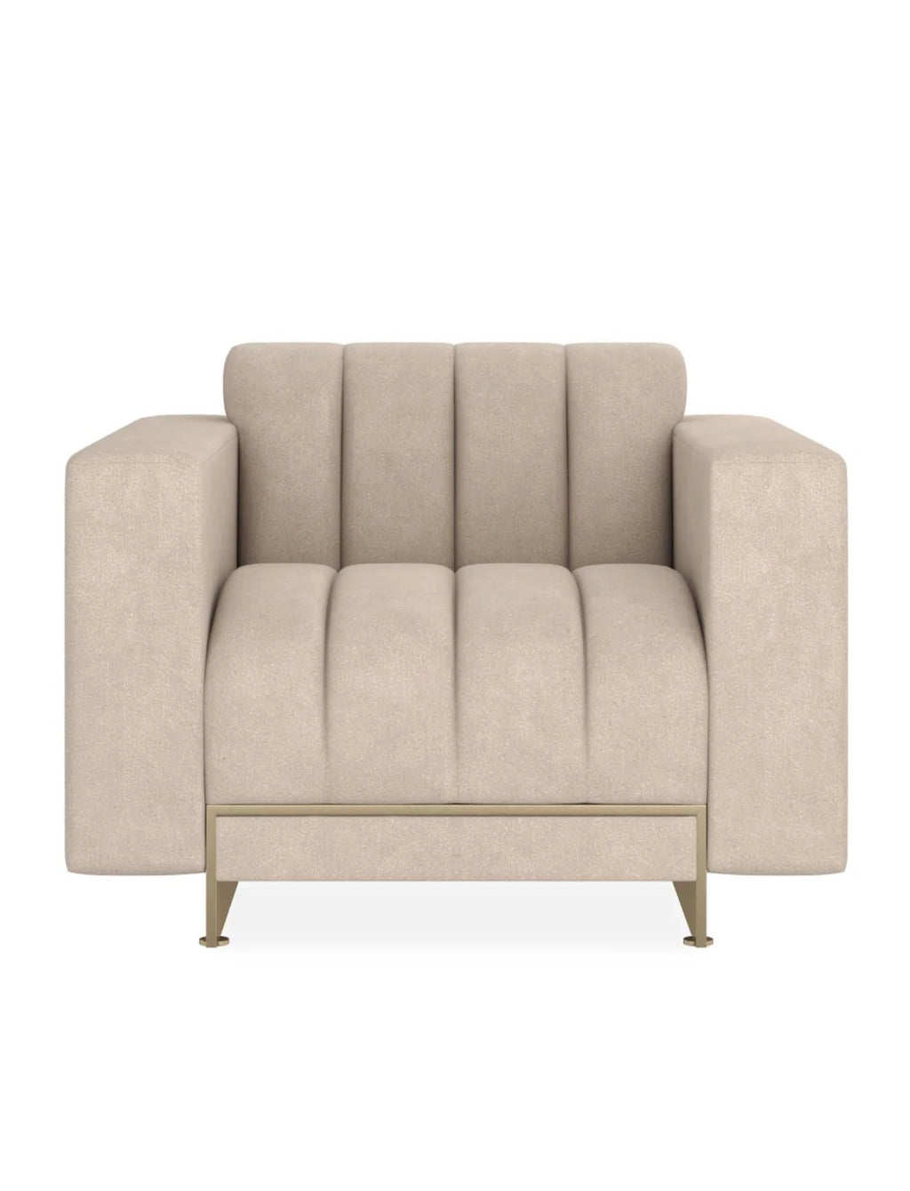 Casa Milano – Sculpted Cream Lounge Chair