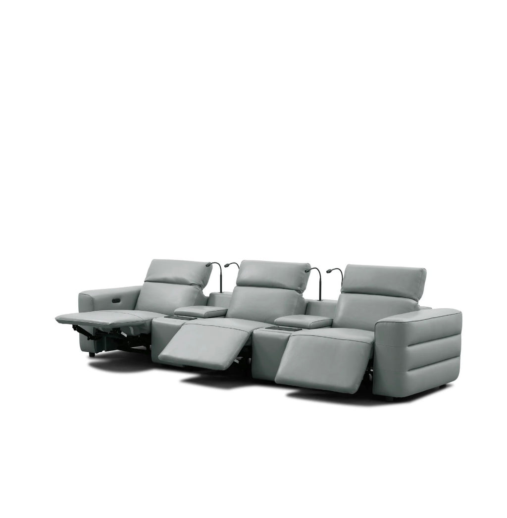 Casa Milano – Milano Italian Leather Power Recliner Row