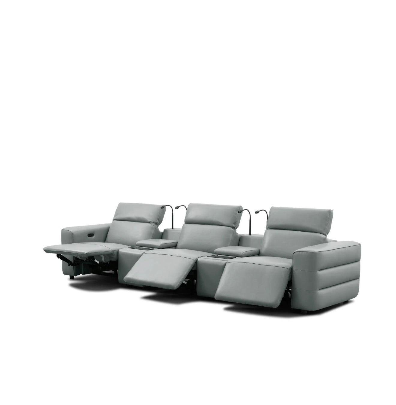 Casa Milano – Milano Italian Leather Power Recliner Row
