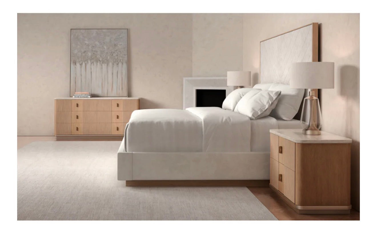 Casa Milano – Meet U In The Middle Channel-Tufted Upholstered Bed | Queen & King