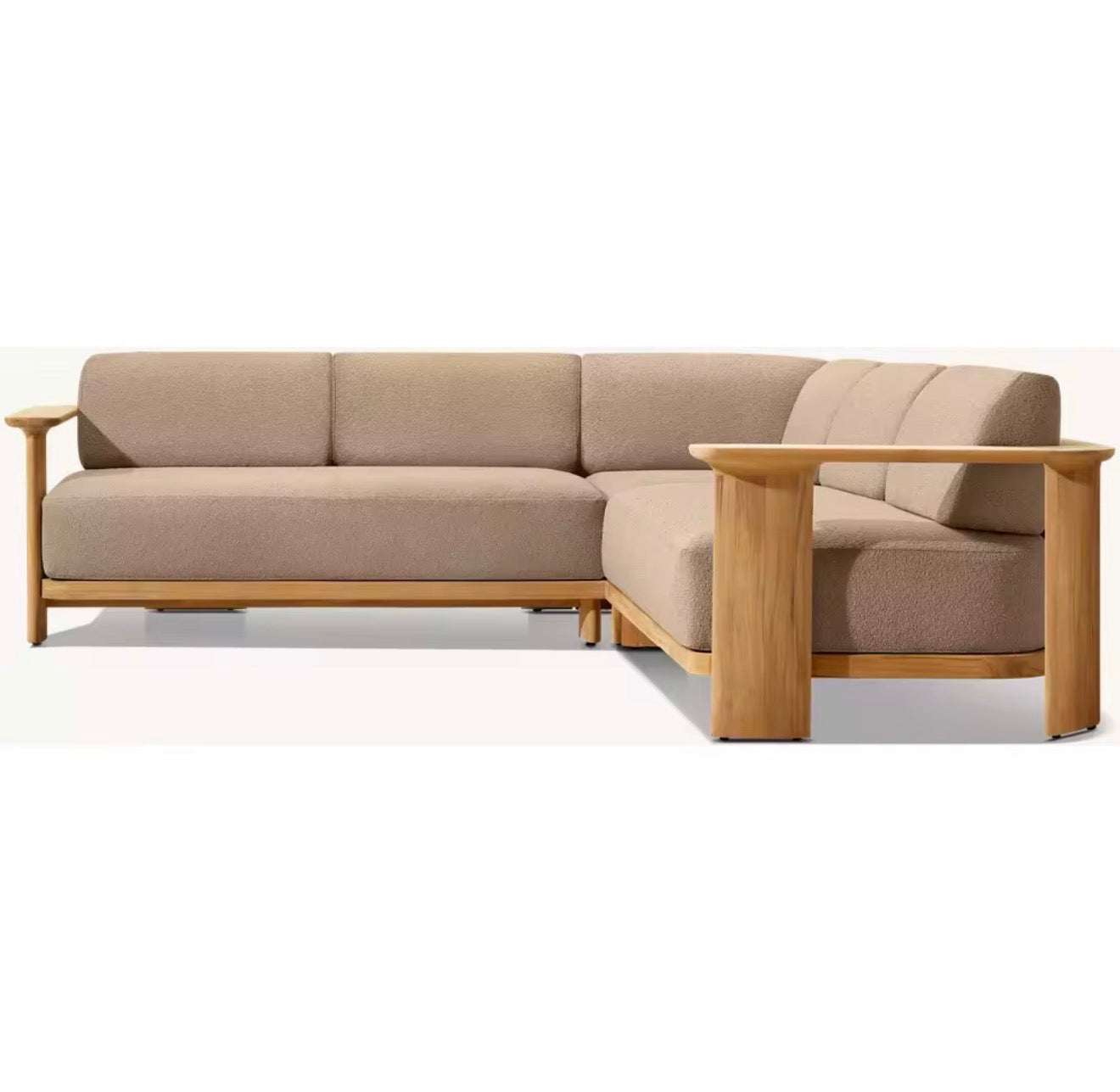 Casa Milano Amalfi Teak L-Shaped Sectional