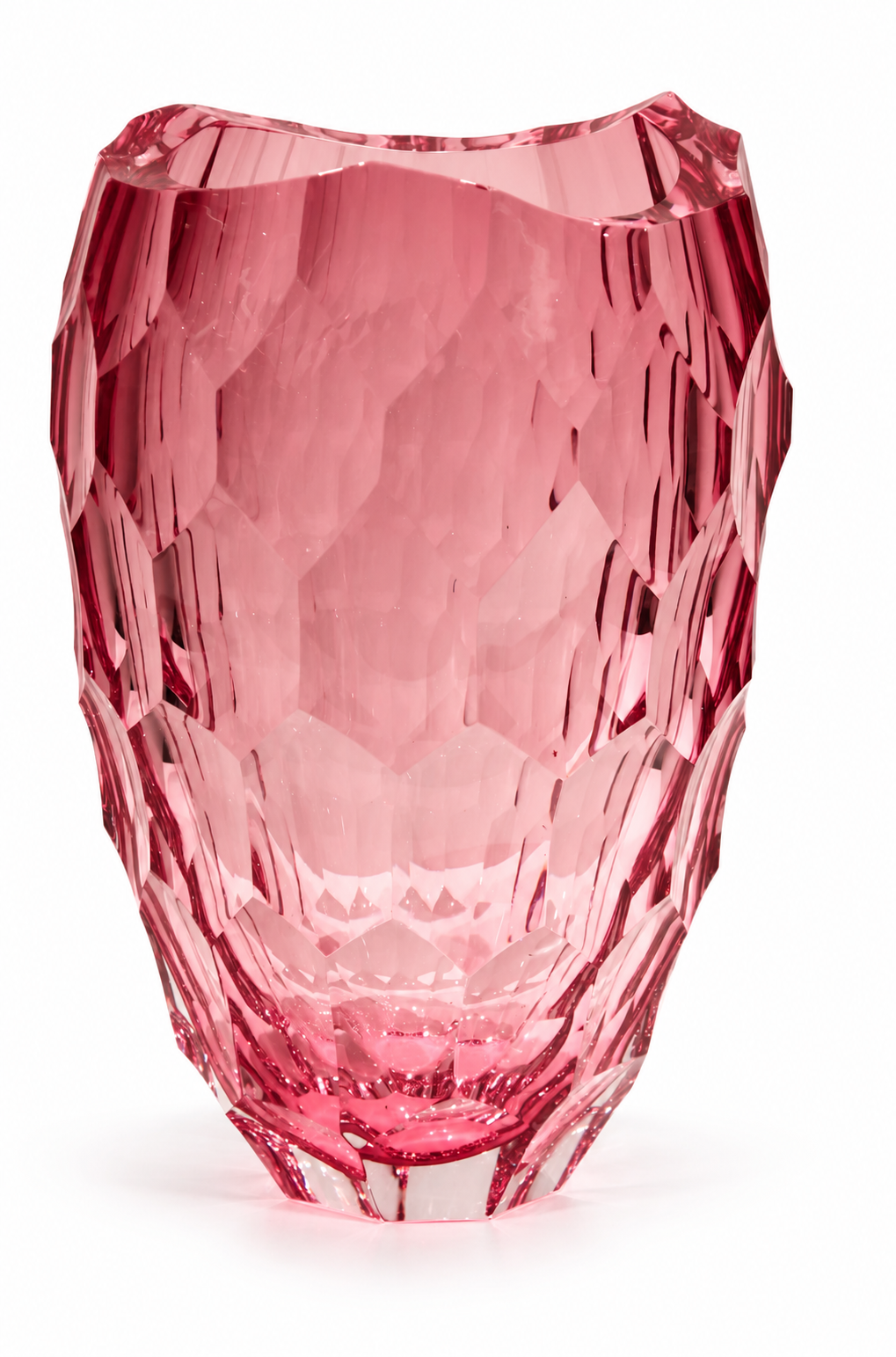 Rosalie Blush Pink Crystal Vase