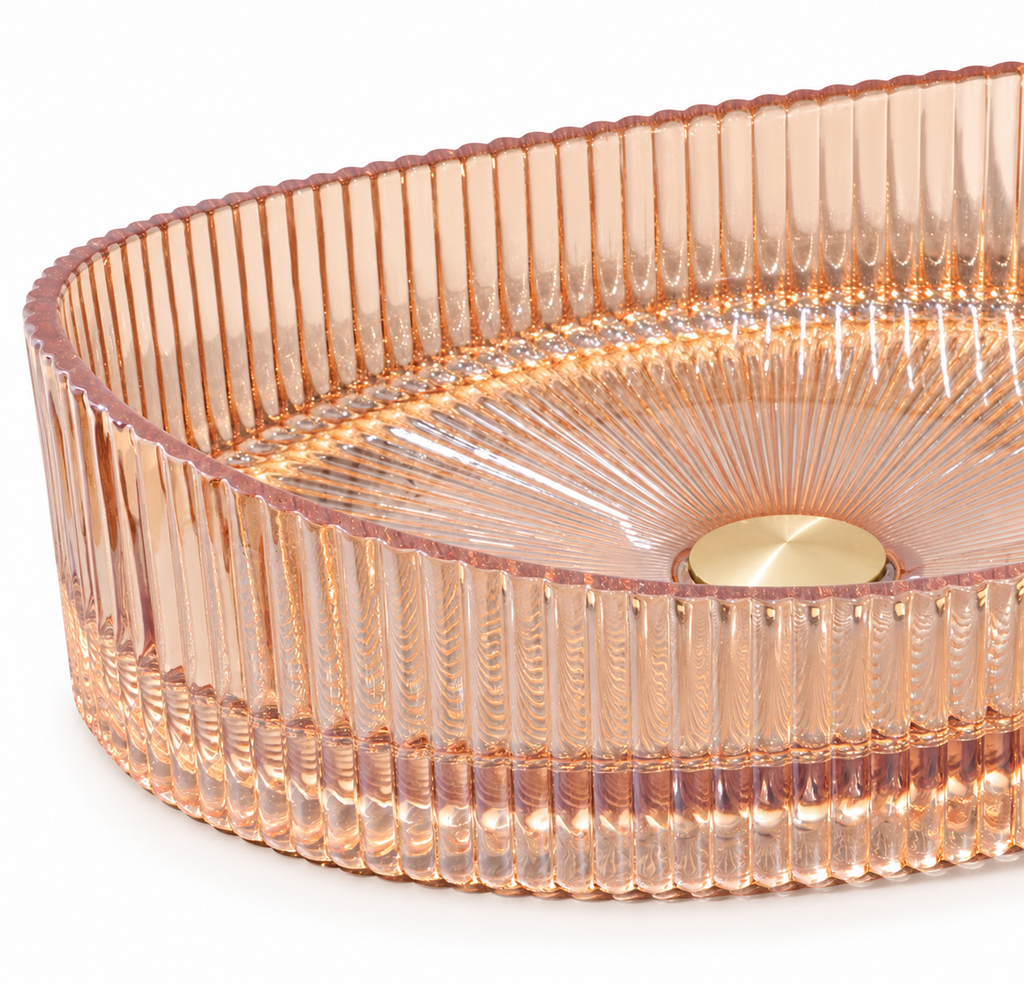 Ottavia Fluted Glass Vessel Sink