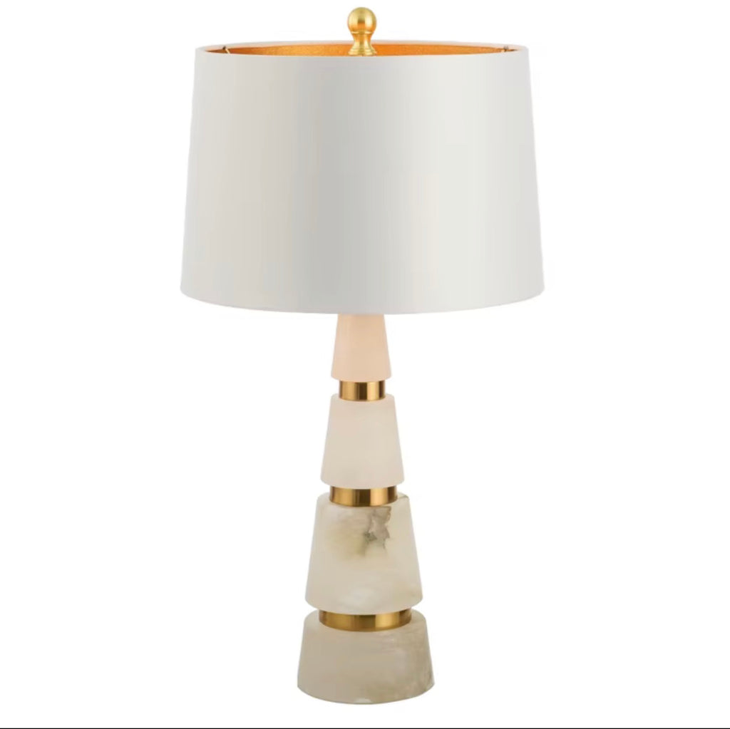 Eliana Sculptural Marble Table Lamp