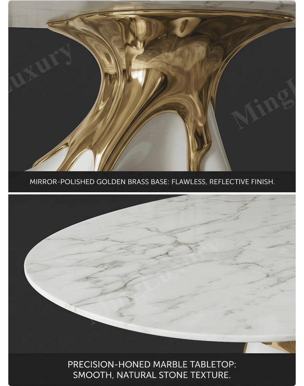 Monterra Sculptural Base Dining Table