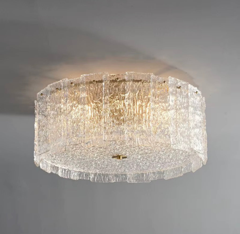 Almeida Copper Glass Ceiling Light