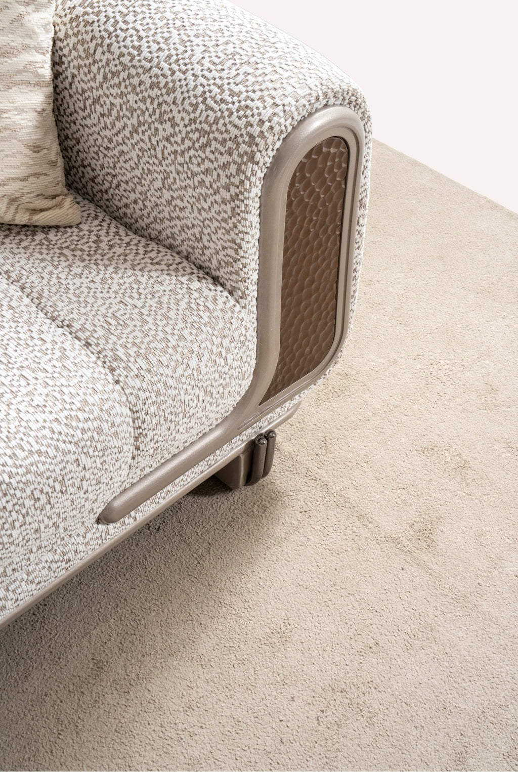 Casa Milano - Lora Luxury Living Room Set – Textured Fabric Design