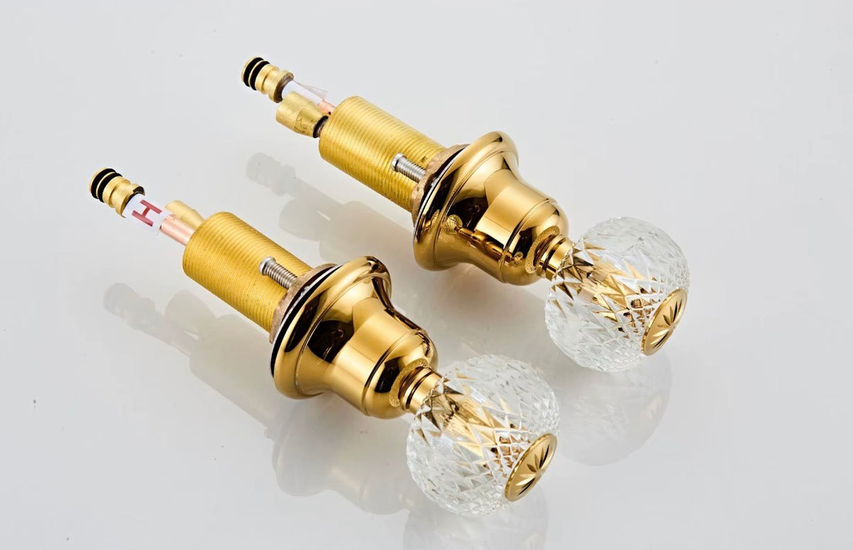 Odette Swan Sculptural Brass Basin Faucet