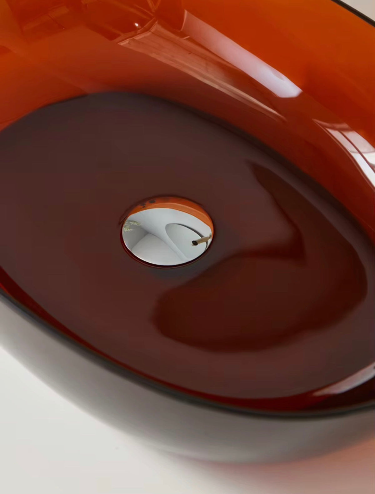 VITTORIA TRANSPARENT RESIN VESSEL SINK