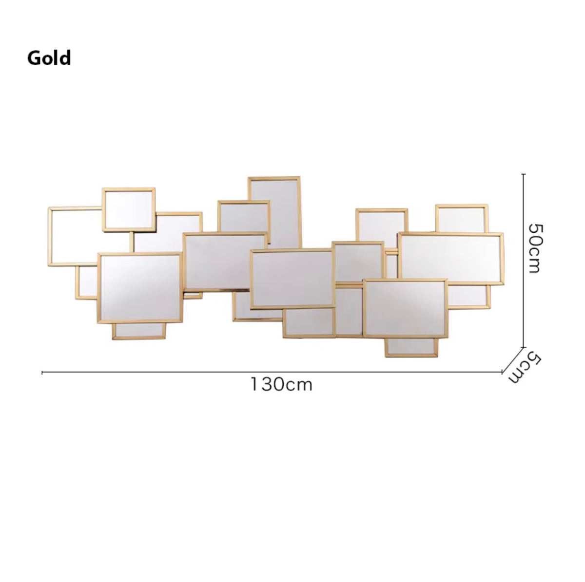 Lucienne Geometric Wall Mirror