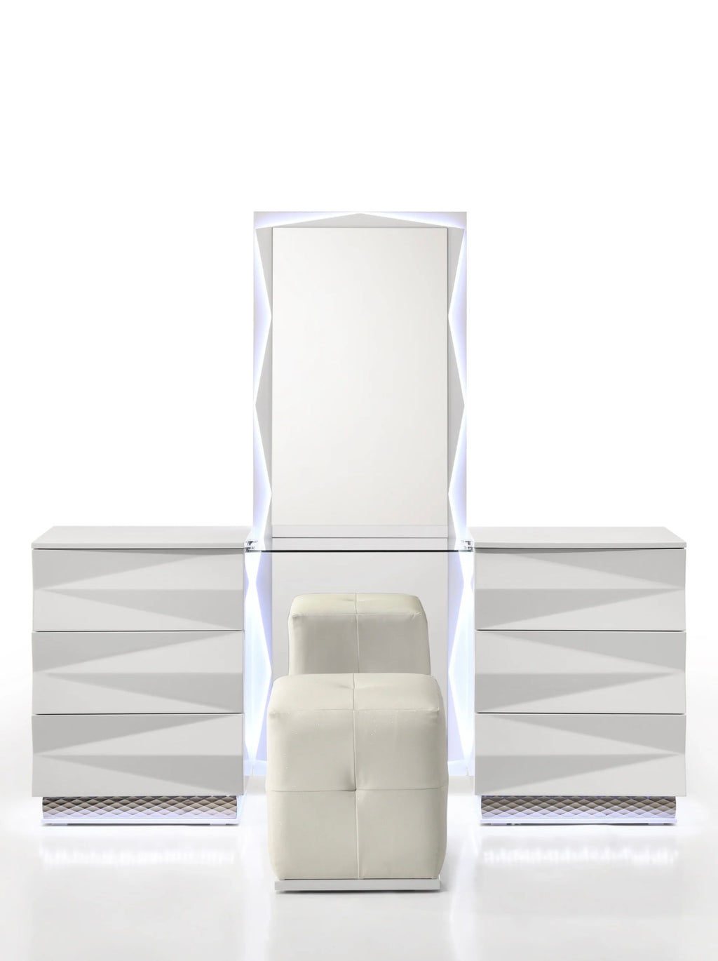 Casa Milano Serene Luxury Vanity Set with LED Mirror