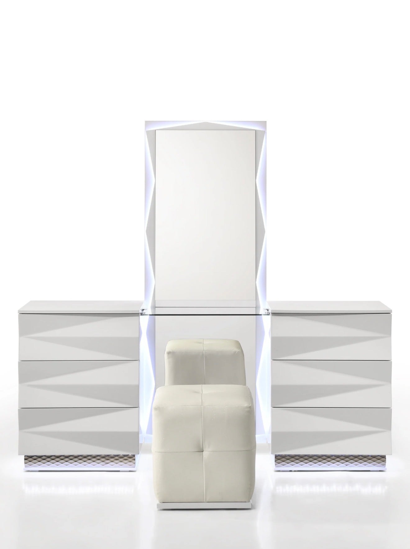 Casa Milano Serene Luxury Vanity Set with LED Mirror