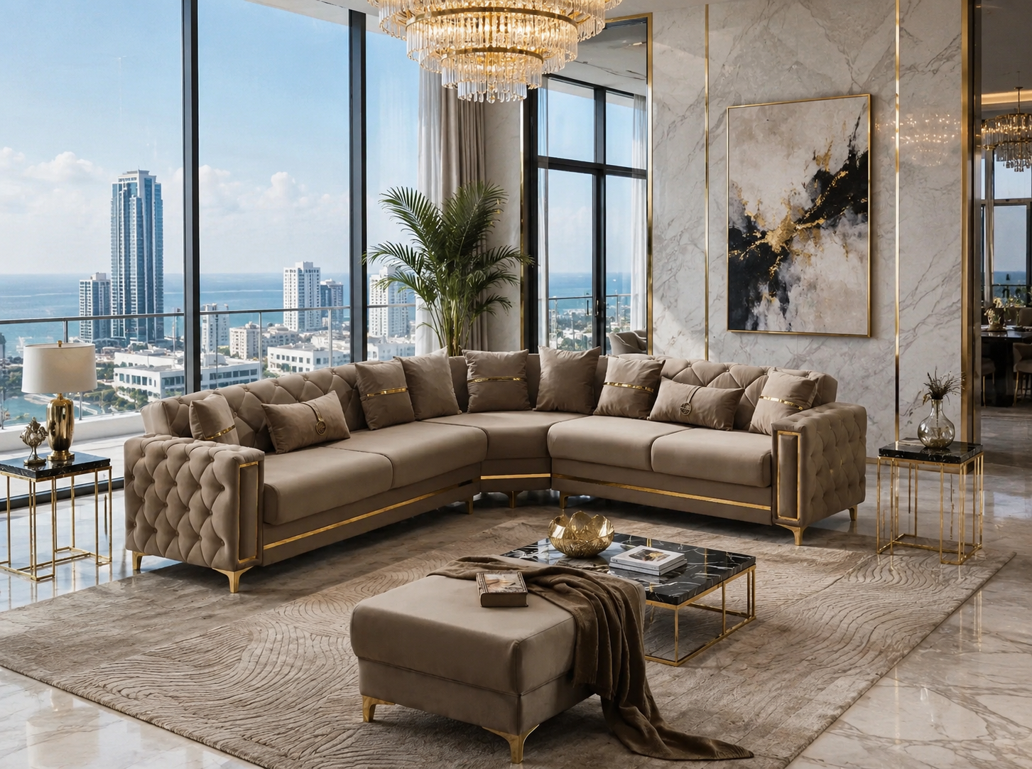 Vittoria Corner Sectional by Casa Milano