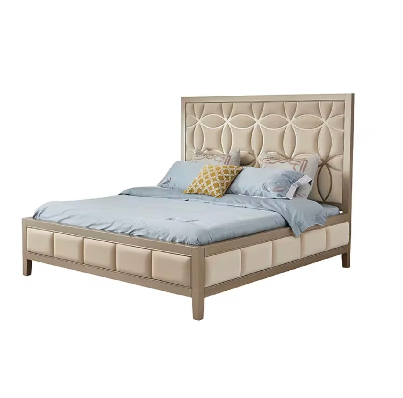 Casa Milano – Alessia Champagne Panel Bed