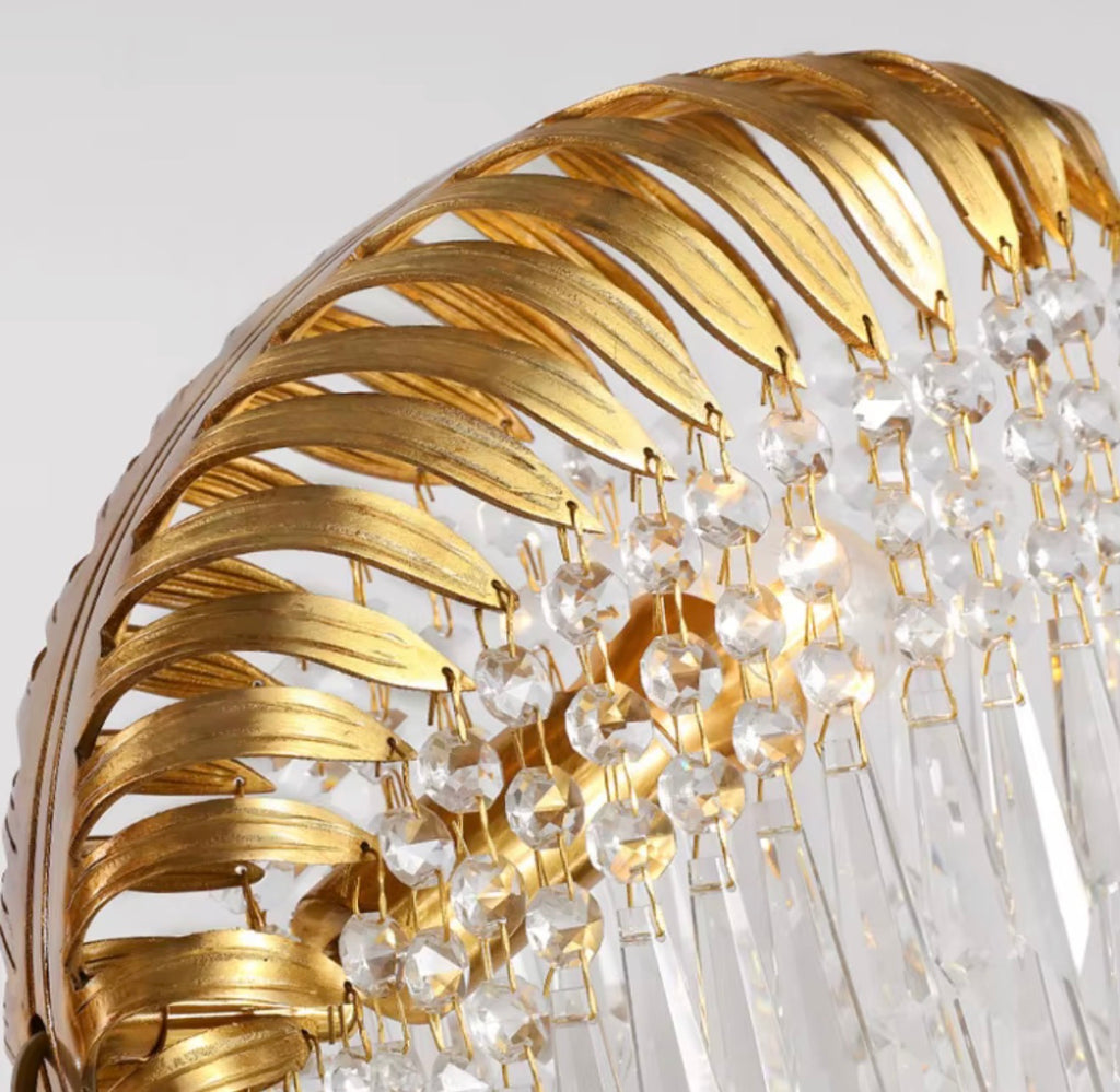 Fiorenza Gilded Crystal Table Lamp