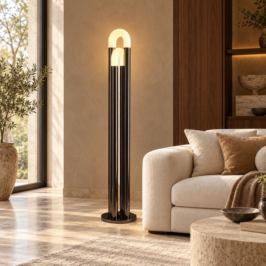 Renato Sculptural LED Floor Lamp