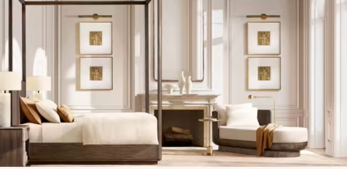 Casa Milano Riviera Solid Oak Chaise Lounge