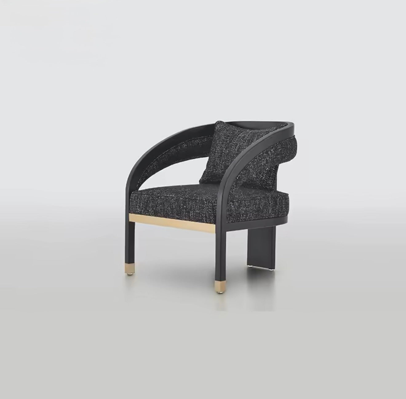 Casa Milano – Sorrento Curved Designer Accent Chair