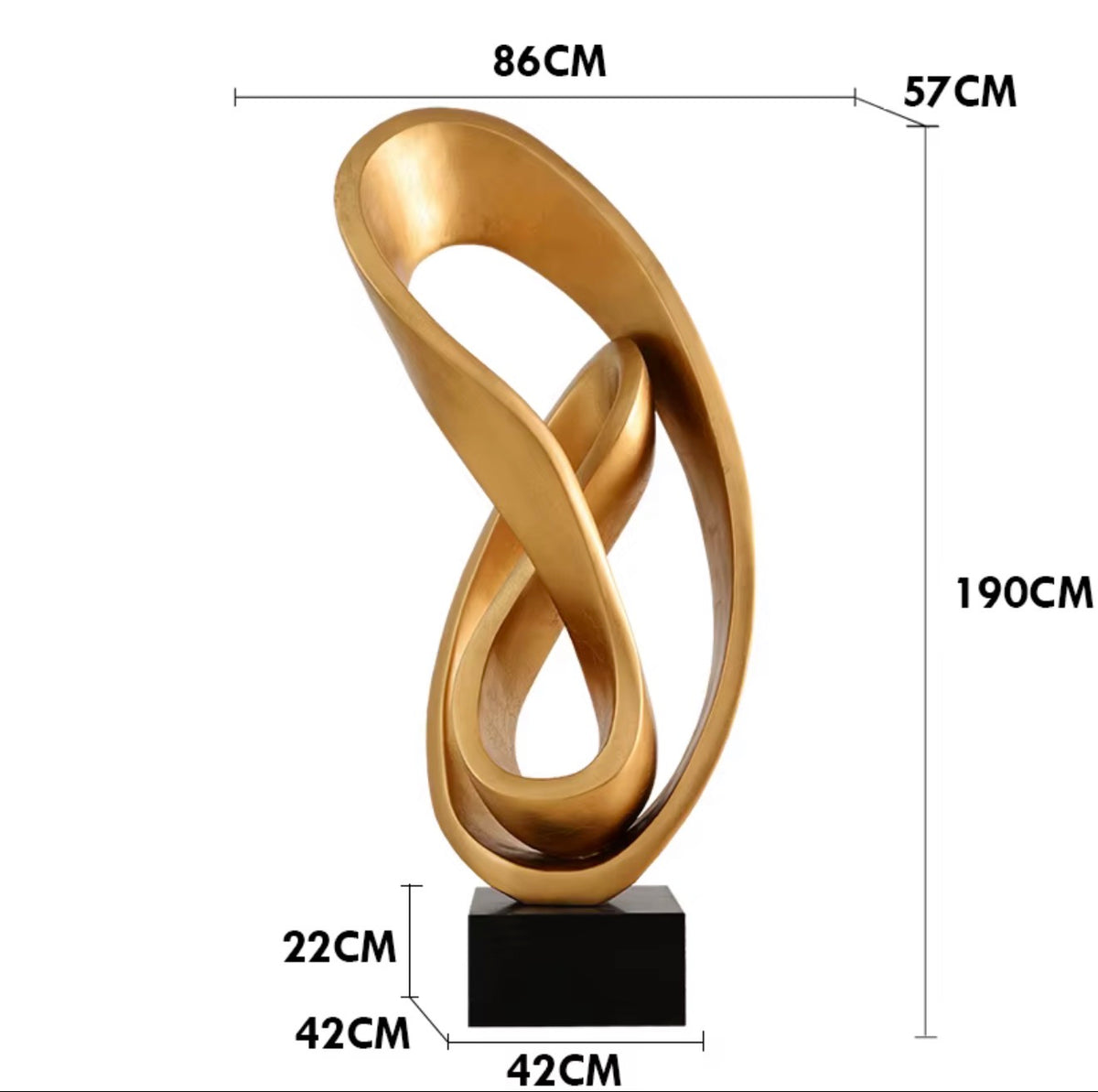 Aurelia Infinity Floor Sculpture