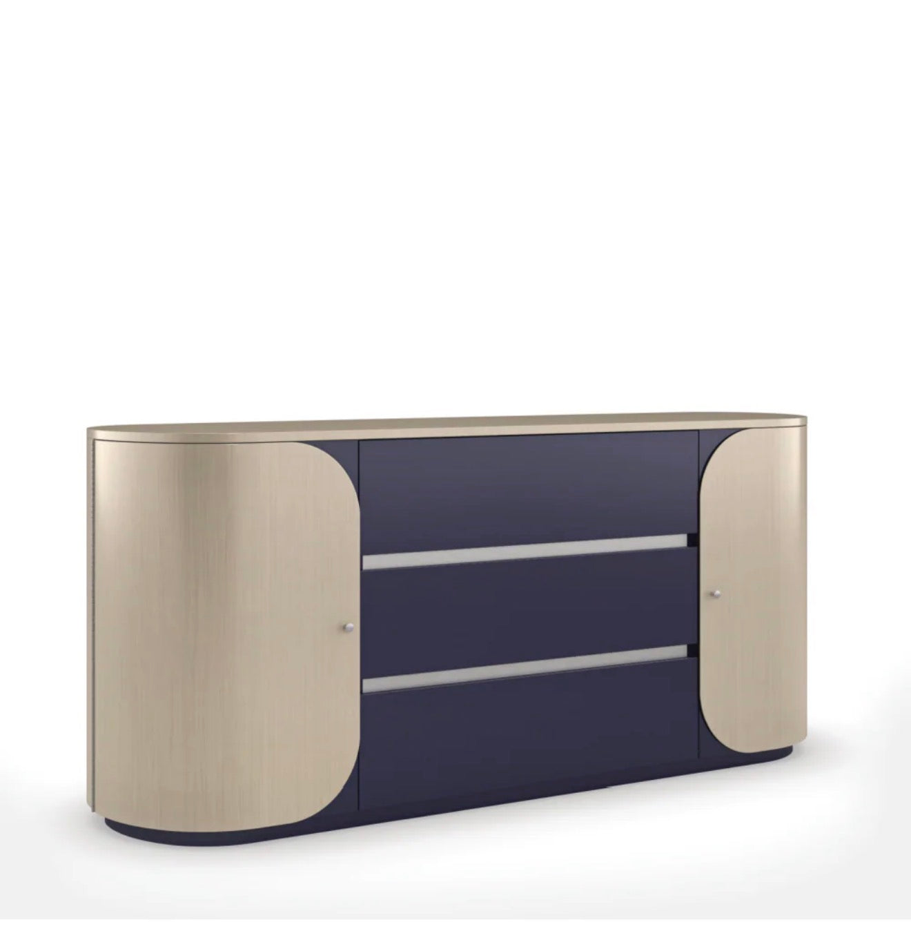 Casa Milano Da Vita Oval Modern Dresser – Luxury Italian Design