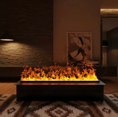 Dario 47” Multicolor Water Vapor Fireplace Insert