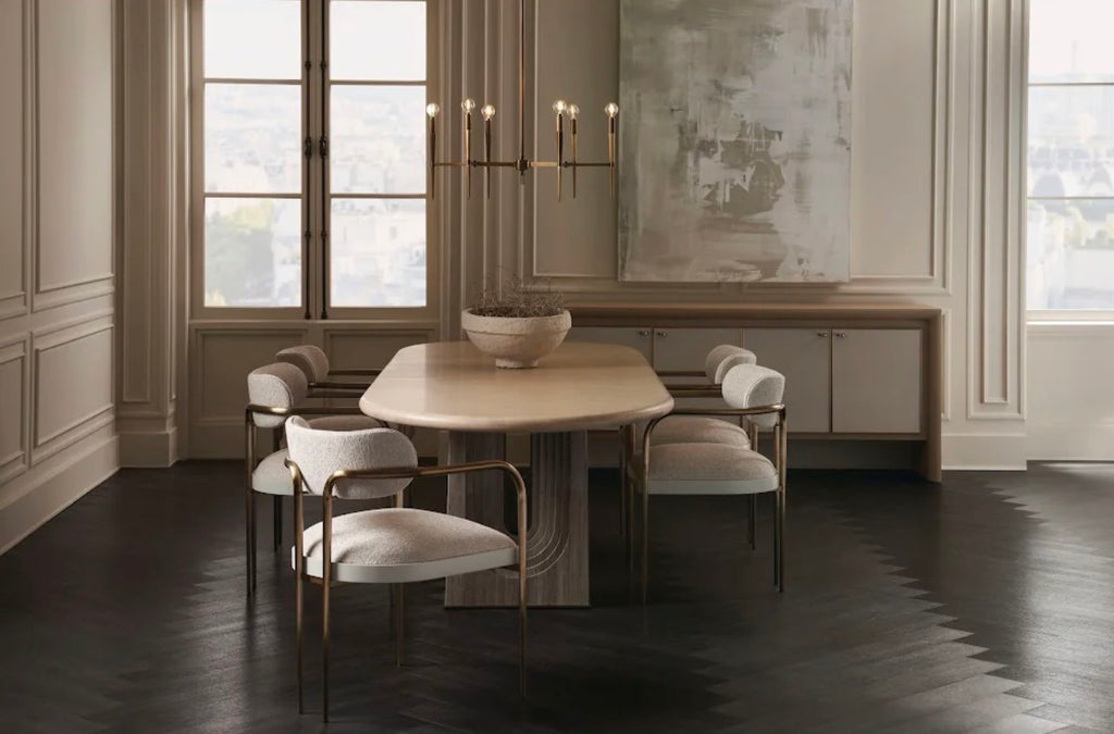 Casa Milano – Oval Oak Extendable Dining Table